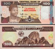 *100 Emalangeni Swaziland 2001, P32a UNC - Kliknutím na obrázok zatvorte -